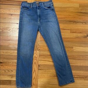 MOTHER Jeans. High rise rider skimp straight